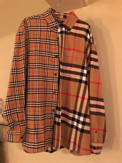 gosha burberry check shirt|Gosha Rubchinskiy Gosha x Burberry Check Flannel Shirt .